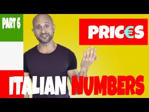 How to Say PRICES and MONEY in Italian Language + Euro Pronunciation | Italian Numbers