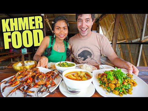 Cambodian Village Food ๐ฐ๐ญ STUFFED Frog BBQ in Floating Village แแแแแแแแแถแแ w/ @zanastar