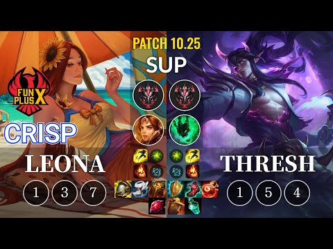 FPX Crisp Leona vs Thresh Sup - KR Patch 10.25