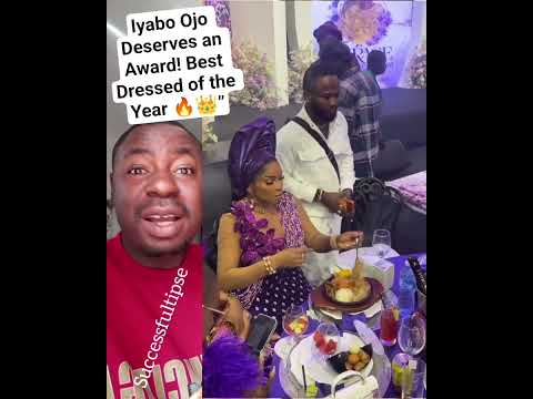 Iyabo Ojo Deserves an Award! Best Dressed of the Year 🔥👑”