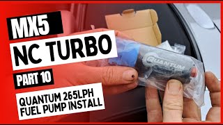 Miata MX5 NC TURBO - DIY Turbo build Part 10 - Fuel Pump removal & upgrade
