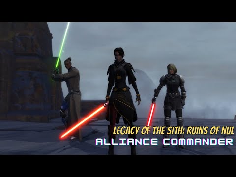 SWTOR : Legacy of The Sith - RUINS OF NUL - Elom Story Cutscenes (ALLIANCE COMMANDER)