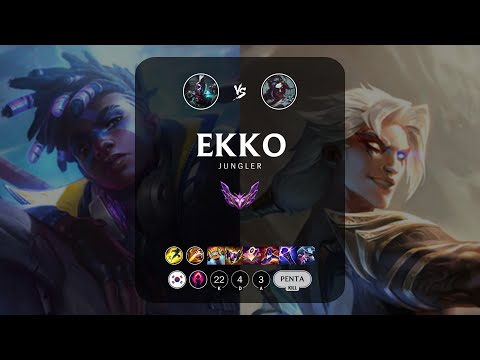 Ekko Jungle vs Kayn - KR Master Patch 13.7