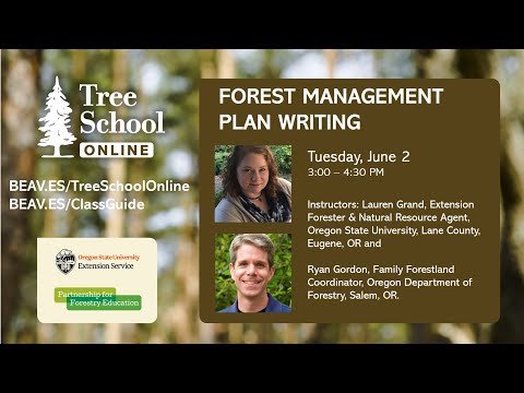 Tree School Online: Forest Management Plan Writing