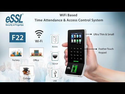 RFID Access Control eSSL F22 Biometric Attendance System