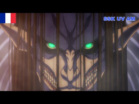 eren detruit l alliance avec ses titans colossaux 🔥en 🇫🇷 VF 🇫🇷 : SNK saison 4 part 2