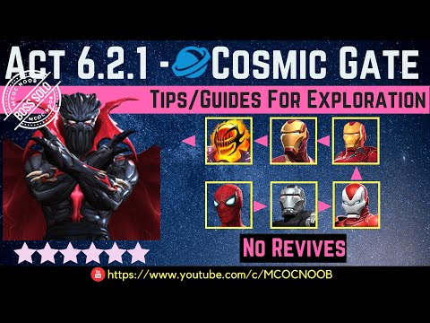 MCOC: Act 6.2.1 - Cosmic Rarity Gate - Tips/Guide - No Revives - Story quest