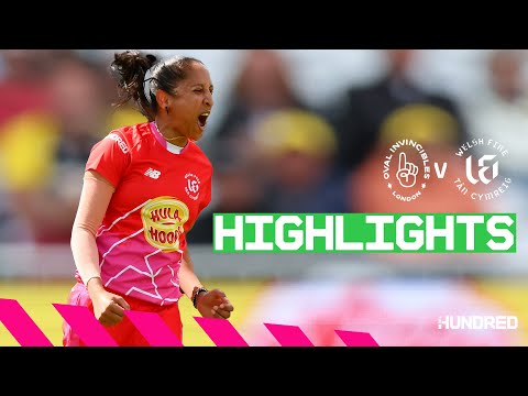 Ismail Claims 3 Wickets | Highlights - Oval Invincibles v Welsh Fire | The Hundred 2023