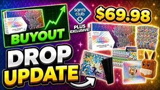 DROP UPDATE! GET READY for the Pokémon Sam's Club Prismatic Evolutions SPC Drop! + BUYOUT?!