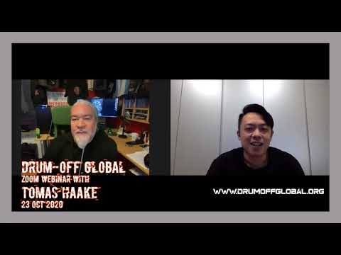 Drum-Off Global Zoom Webinar  with Tomas Haake 23 Oct 2020