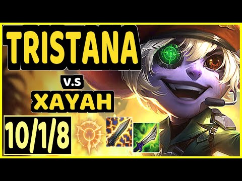 TYLER1 (TRISTANA) vs XAYAH - 10/1/8 KDA BOTTOM ADC GAMEPLAY - NA Ranked GRANDMASTER