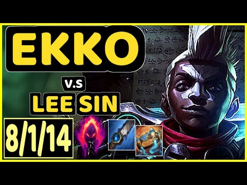 SIRT (EKKO) vs LEE SIN - 8/1/14 KDA JUNGLE CHALLENGER GAMEPLAY - BR