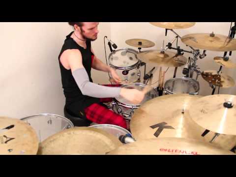 Drum Freestyle Mash-Up 7 - Chaotic 5/4 Grooving, Inverted Herta Hand/Foot Control Exercise