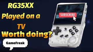 Is the RG35XX worth playing on your TV? #videogames #retrogaming #handheld #emulator