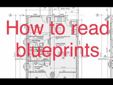 How to read Architectural Blueprints