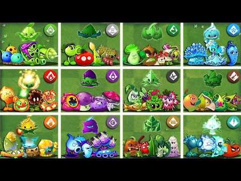 Random 12 Team Mint & 4 Plants Vs 4 Team Zombie - Who will win? - Pvz 2 Team Plant Vs Team Plant