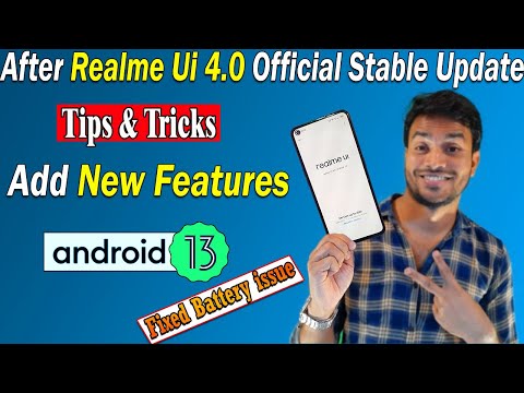 Realme UI 4.0 with Android 13 New Features in All Realme | RealmeUI 4.0 Battery Drain Issue!