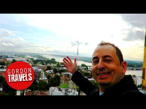 😌 Almost slipped from the 17th floor Panorama Riga Observation Deck!!!