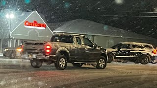 Buffalo Roads a Few Hours After Today’s Highway Crash | I-90 & I-86 Accident | #snowstorm #buffalony