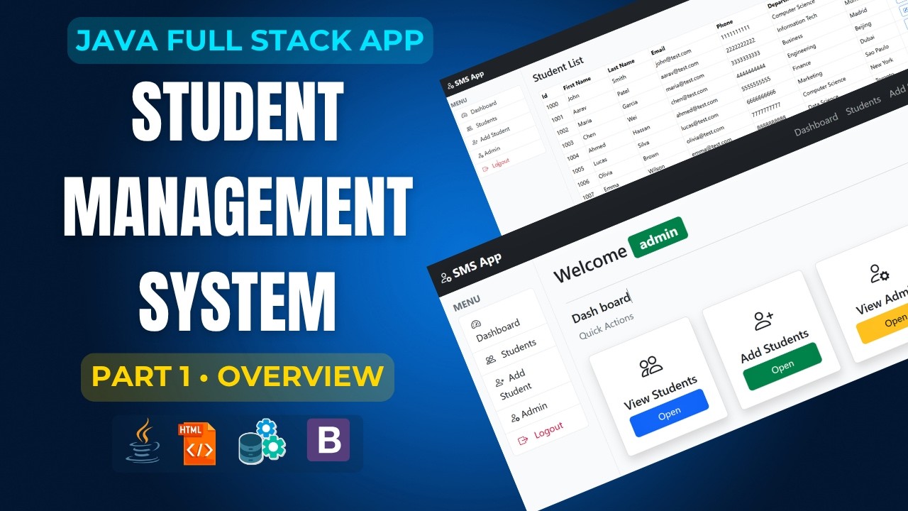 Part 1 | Project Overview + Features | Java Student Management System