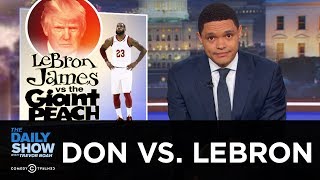 Trump Slams LeBron James on Twitter &amp; Crashes a Rally in Ohio | The Daily Show