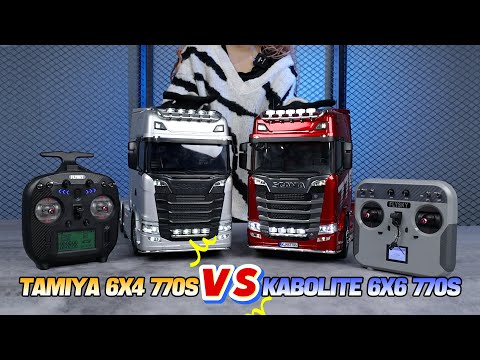 Tamiya 770S vs Kabolite 770s Tractor Truck in 1/14 scale
