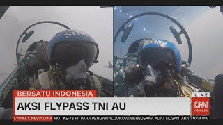 Spektakuler! Kerennya Aksi Flypass TNI AU di HUT RI Ke-73 #17an, #Dirgahayu73