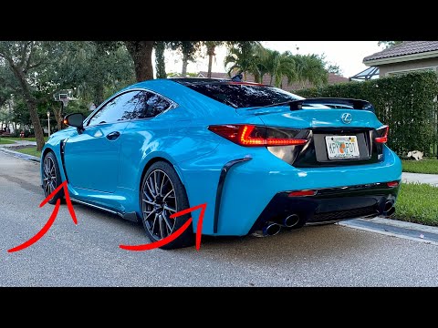 Installing Fender Ducts and Rear Bumper Extensions on my Lexus RCF!