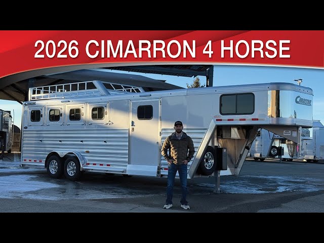 Preview image of 2026 Cimarron Norstar Custom 4 Horse Gooseneck youtube video