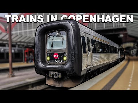 🇩🇰 Trains in Copenhagen ( DSB / Øresundståg  / DB ) (2024) (4K)