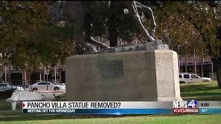 Group pushes for removal of Pancho Villa statue at Veinte De Agosto Park