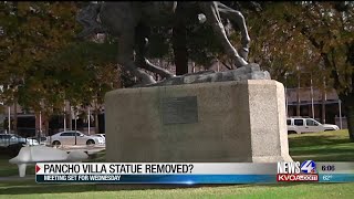 Group pushes for removal of Pancho Villa statue at Veinte De Agosto Park