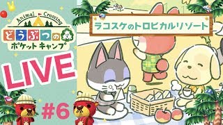 [ポケ森]ライブ#6 雑談しながらほのぼのスローライフ♪どうぶつの森ポケットキャンプ
