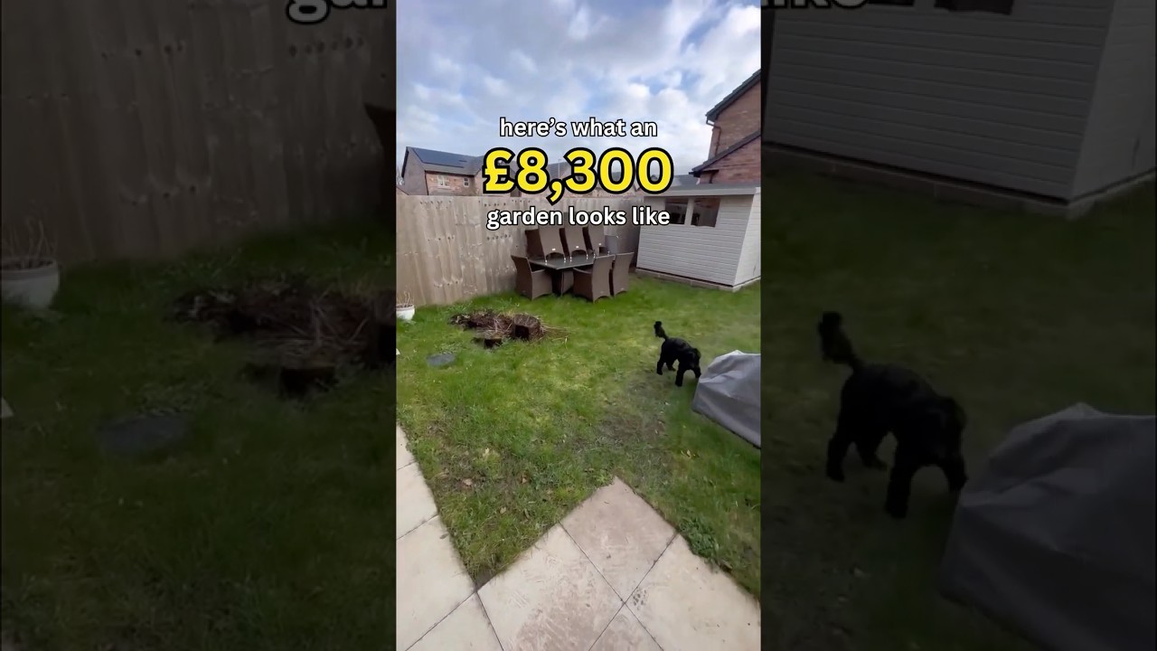 £8,300 Garden Makeover #uk #renovation #garden #landscaping #project