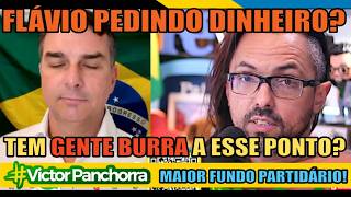 FLÁVIO BOLSONARO É DO PL QUE TEM O MAIOR FUNDO PARTIDÁRIO E ESTÁ PEDINDO DINHEIRO PARA CAMAPANHA?