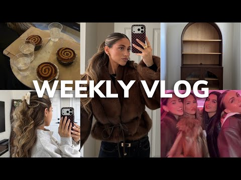 WEEKLY VLOG ❥ running errands, nyc event, catching up w/ friends & new furniture!