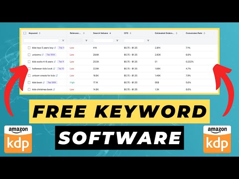 This is *THE BEST* Free KDP Keyword Research Tool