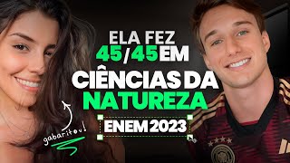 Como GABARITAR Ciências da Natureza no ENEM 2024 | Entrevista com Vitória Oliveira (45/45 Acertos)