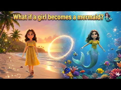 What if a girl becomes a mermaid🧜‍♀️|| Girl Turns into Real Mermaid! || Chitti Robo Stories