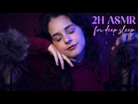 2H ASMR 🌙 Fluffy Mic & Gentle Whispering for DEEP SLEEP