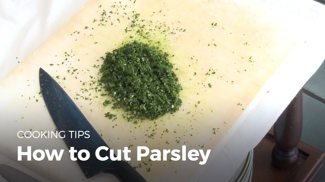 How to cut parsley Learn How to Cook Vegetables Sikana