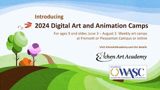 Digital Art and Animation Camps for Ages 9+ at  Ichen Art Academy