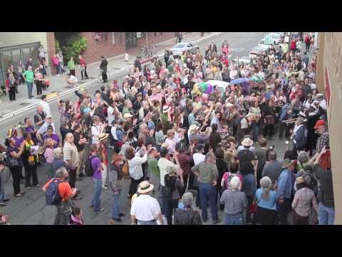 Arhoolie Records Treme Jazz Band Parade Berkeley 5 Feb 2011