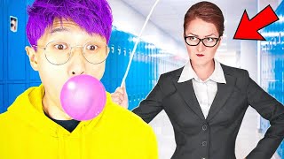 SURVIVING The World's STRICTEST SCHOOL?! (SCARY TEACHER, BASH THE TEACHER & MORE!)