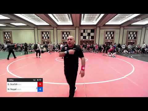 138 Kg Round Of 16 - Giovanni Scafidi, Invictus Wrestling Club Vs Nathaniel Nagel, South Side Wres