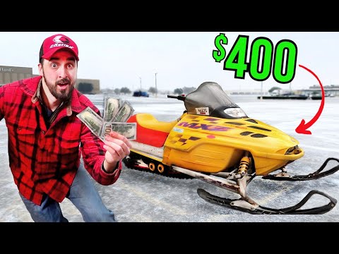 Buying DEAD Snowmobile On Facebook Marketplace (& Getting It Running)