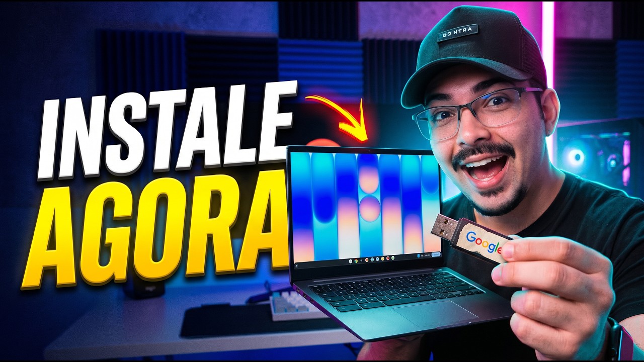 A Google Criou o "Assassino" do Windows para PCs Antigos? Instale ChromeOS Flex!