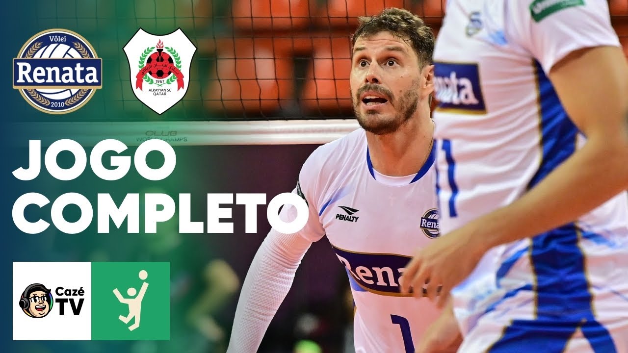 JOGO COMPLETO: VÔLEI RENATA X AL-RAYYAN | MUNDIAL DE CLUBES DE VÔLEI MASCULINO | 3ª RODADA