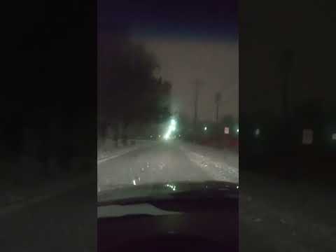 riding in snow storm in Pine Bluff Arkansas February 2021