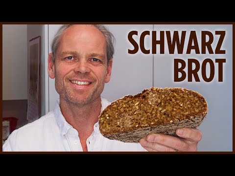Vollkornbrot selber backen mit Sauerteig und ganzen Körnern
